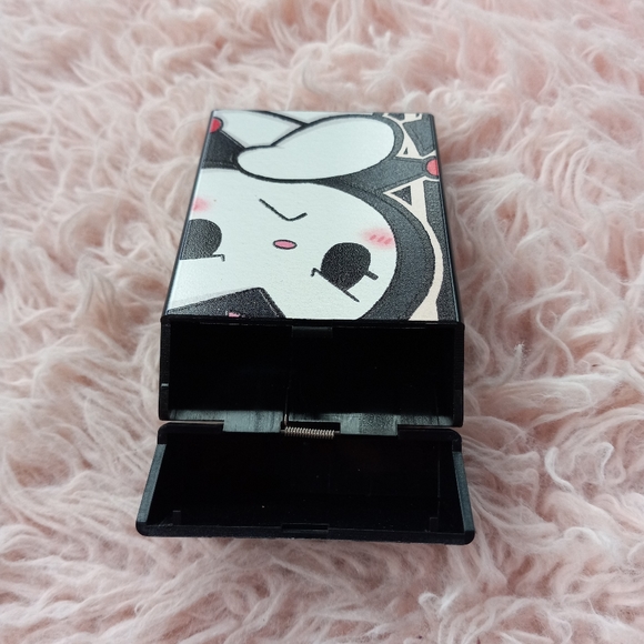 Hello Kitty Kuromi slim cigarette case! Sanrio kawaii! EUC! Plastic, nwot - Picture 7 of 12